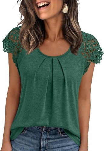 Women lace pleated short - women's,