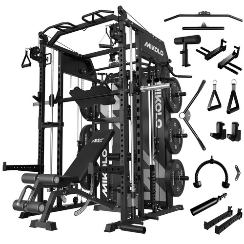 Smith machine with weight - smith,