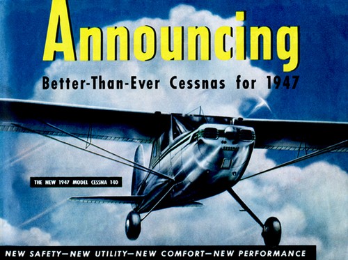 1947 cessna model 140 - model,