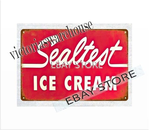 Sealtest ice cream metal tin - ice,