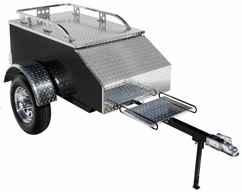 Pull behind motorcycle trailer - pull,