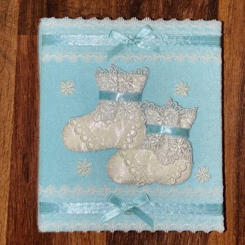 Vintage baby photo - photo, blue