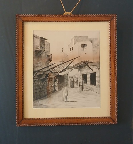 Middle eastern market scene - middle,
