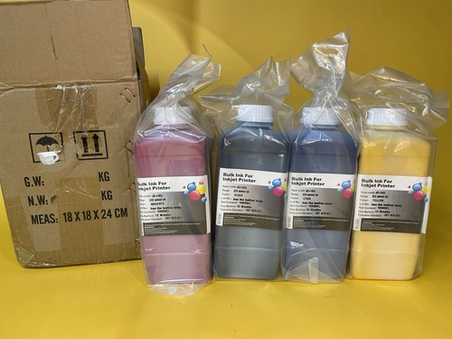 Eco solvent ink cmyk 4x1000ml - solvent,