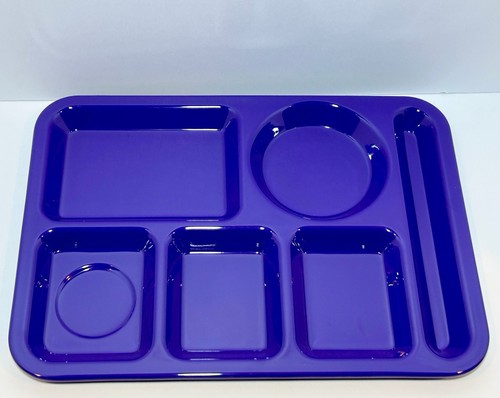 Compartment tray purple - 6-compartment,