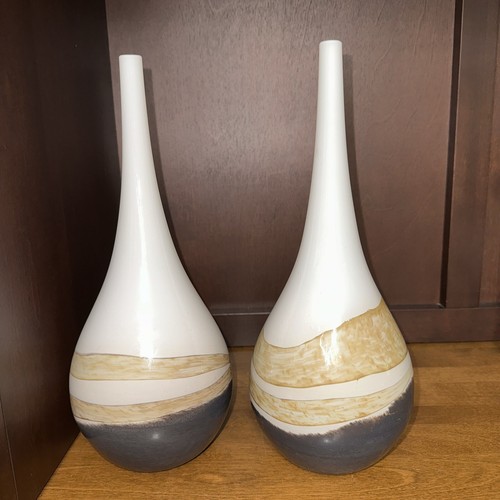 Art glass bud vases - vases, hand