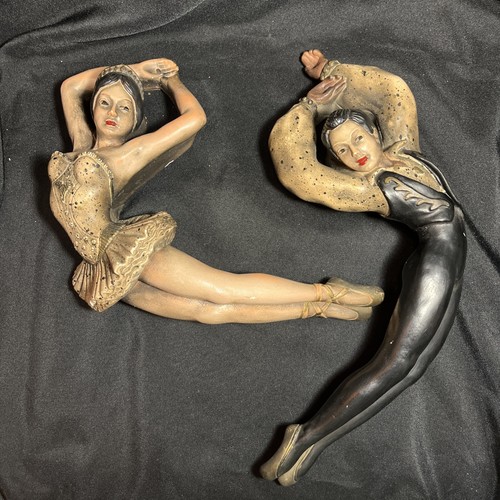 Vtg 1954 chalkware ballet - 1954,