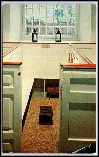 Postcard revere pew the - pew, old