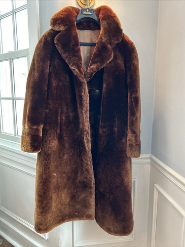 Vintage mouton fur - mouton, long