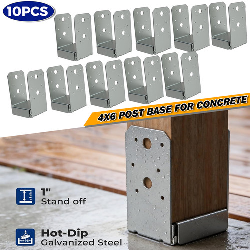 10pc 4x6 concrete post - concrete,