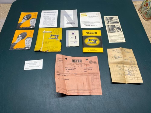 1951 necchi sewing machine - necchi,