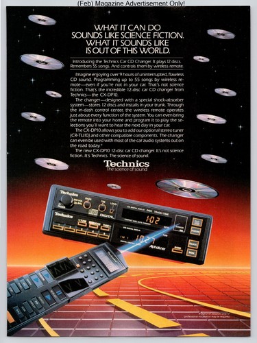 Technics dp10 car cd - cx-dp10,