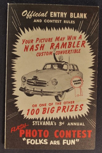 1952 sylvania contest brochure - 1952,