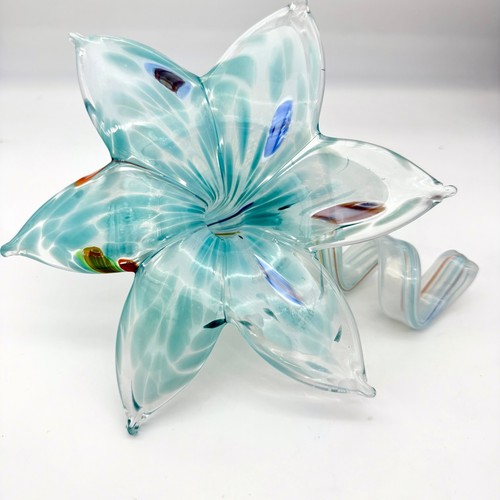 Art glass home - glass, flower