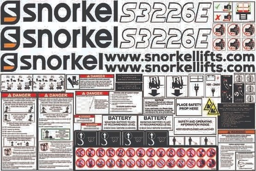 Snorkel s3226e scissor - snorkel, lift
