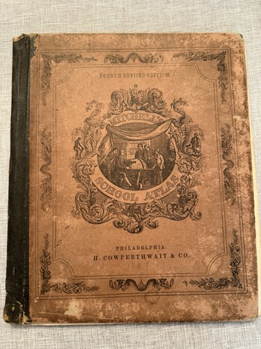 1857 mitchell school atlas - 1857, mitchell’s