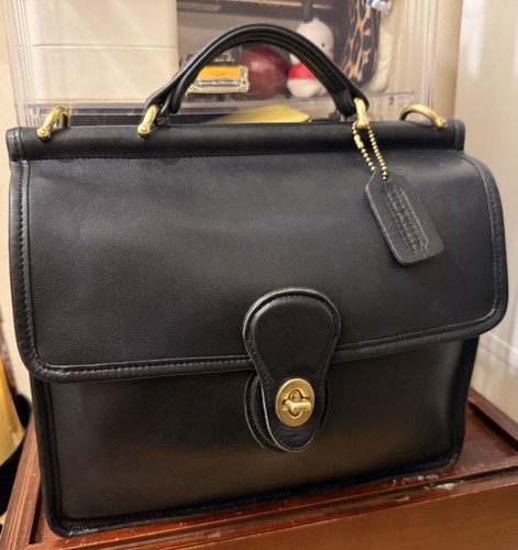 Vintage coach willis bag - a,