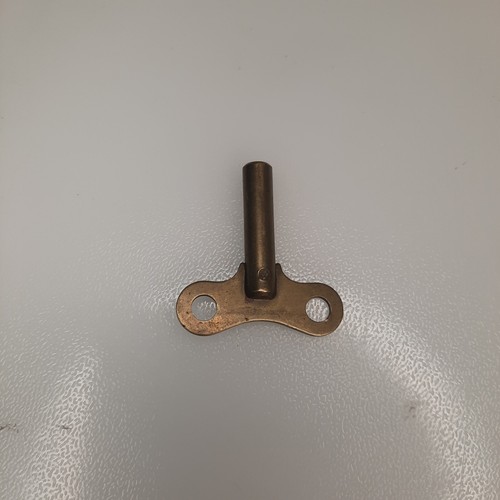 Vintage brass clock key - clock, 1.5"