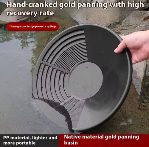 Gold panning extra large in - gold, 14