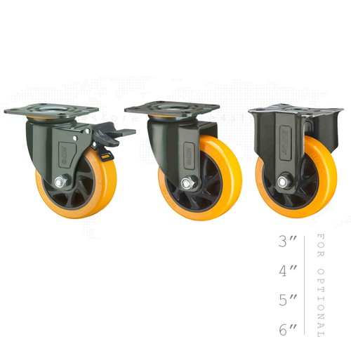 Pack swivel rigid caster - swivel,