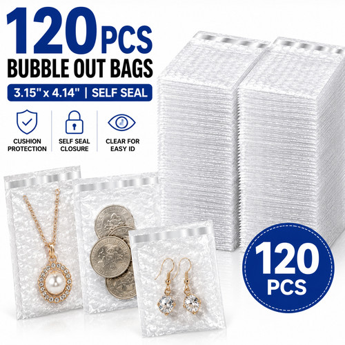 120pcs bubble out bags 3x4 - 120pcs,