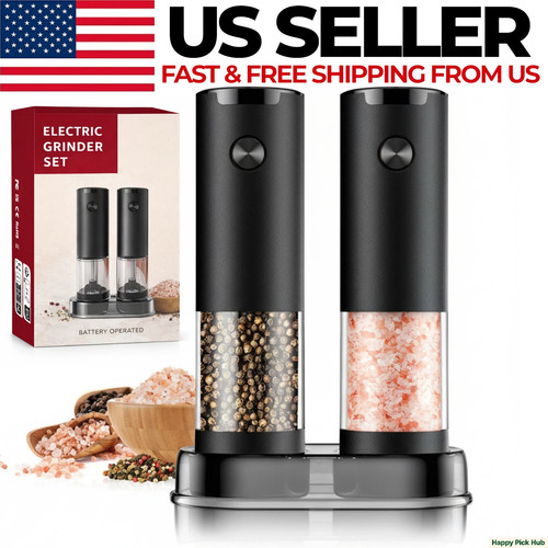 Electric salt pepper grinder - pepper,