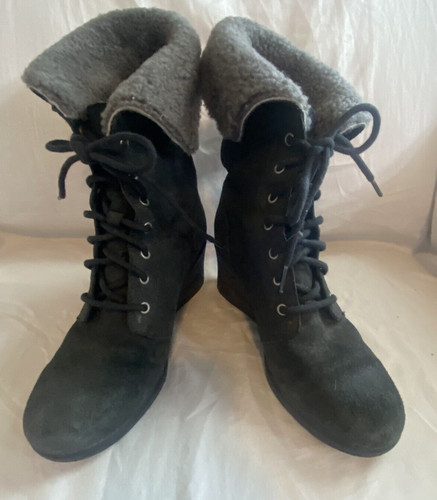 Ugg womens zea black - black, suede