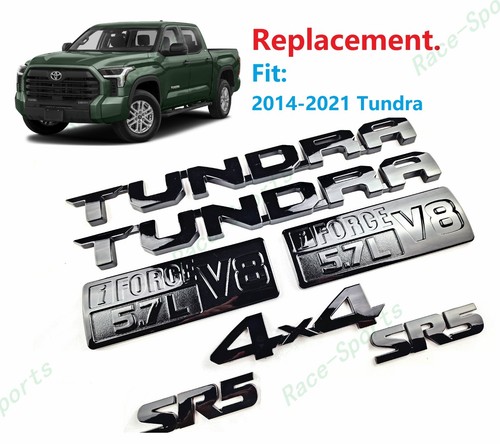 7pc gloss black door tundra - 7pc,