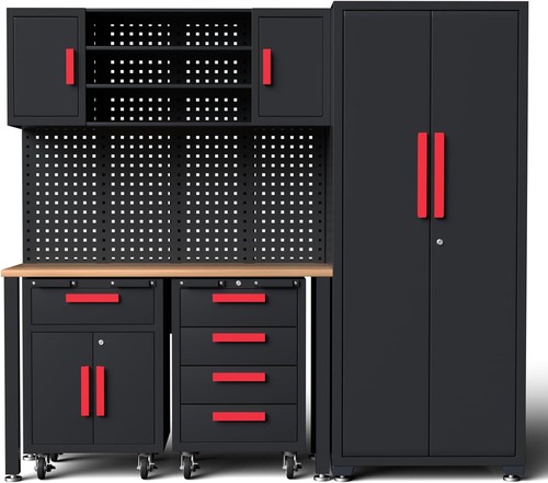 Pcs garage storage cabinet - 6-pcs,