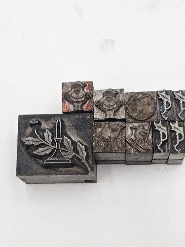 Antique metal printing - metal,