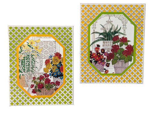 Set vtg botanical prints - botanical,