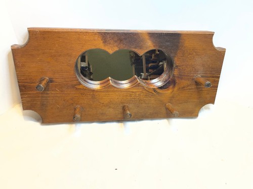 Vintage wall mirror - mirror, wood