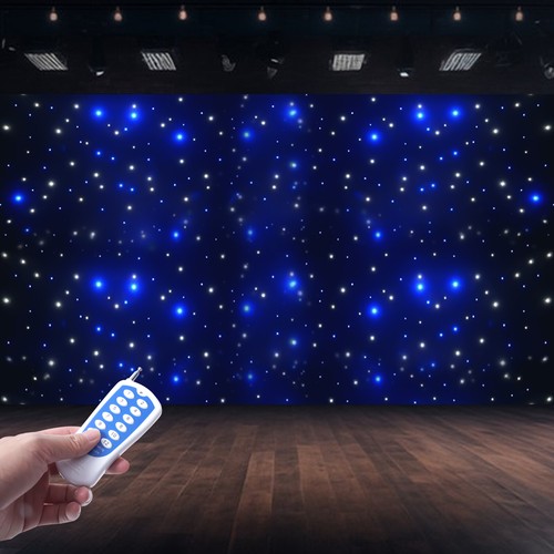 Led star stage backdrop - star,