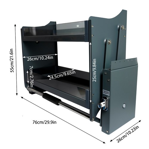 Pull down shelf upper - pull,