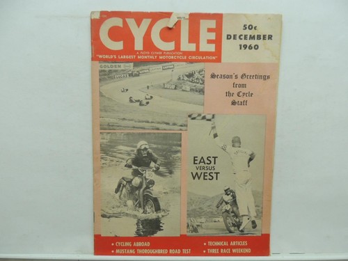December 1960 cycle magazine - december,