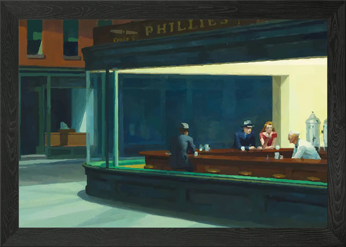 Edward hopper nighthawks - hopper,
