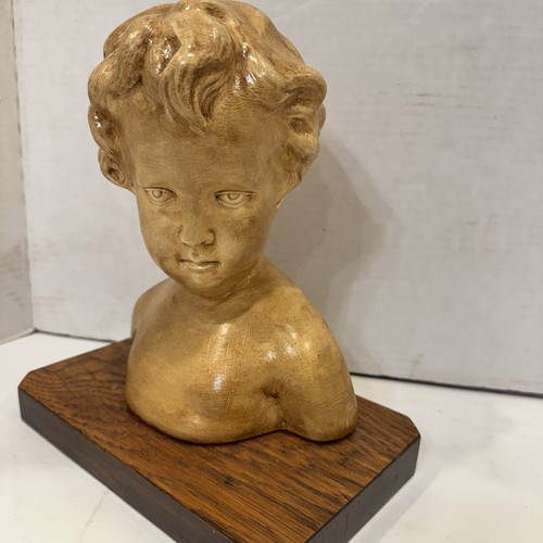 Vintage head bust - of, a