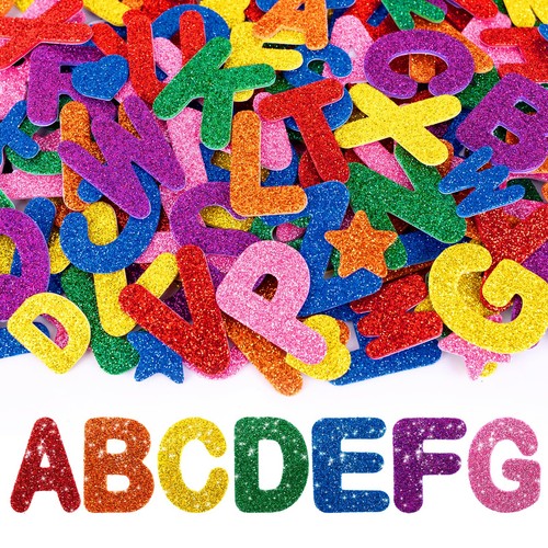 Foam letter stickers 448pcs - stickers,