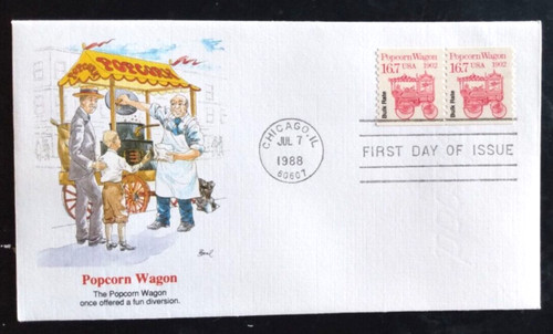 Popcorn wagon 1902 - popcorn,
