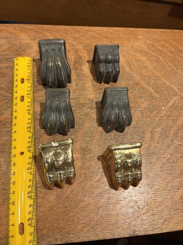 Antique vintage lion claw feet - claw,