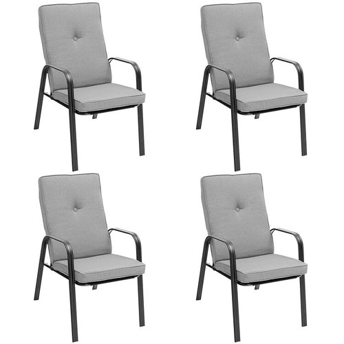 4pcs patio chair set outdoor - 4pcs,