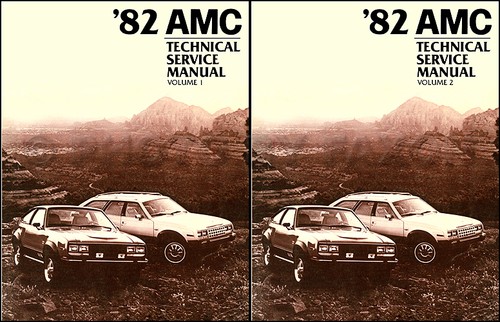 1982 amc shop manual spirit - 1982,