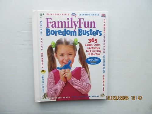 Family fun boredom busters - busters,
