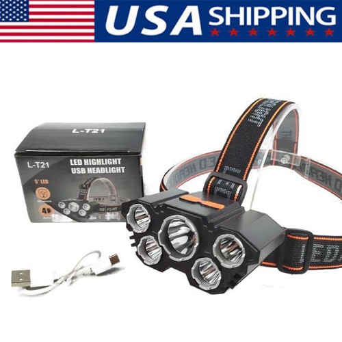 Rechargeable headlamp led - rechargeable, 5