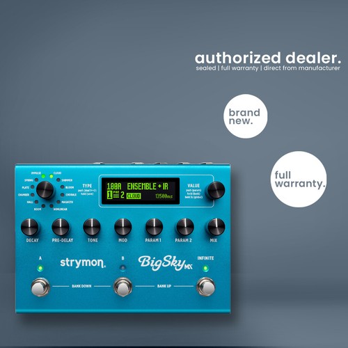 Strymon bigsky reverb - bigsky, mx