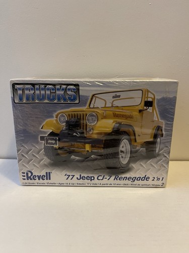 Revell 1977 jeep cj 7 - revell, cj-7