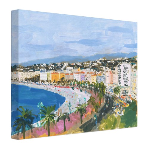 France nice coastal painting - france,