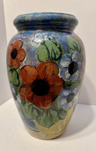 Floor garden vase hand - vase, made