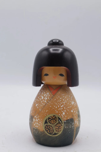 Vintage japanese kokeshi doll - kokeshi,