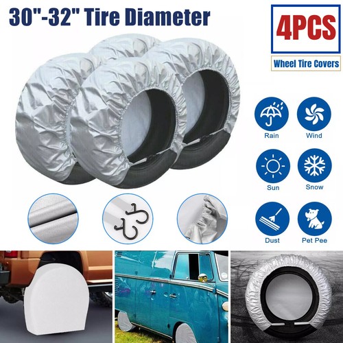 4pcs wheel tire covers - wheel,